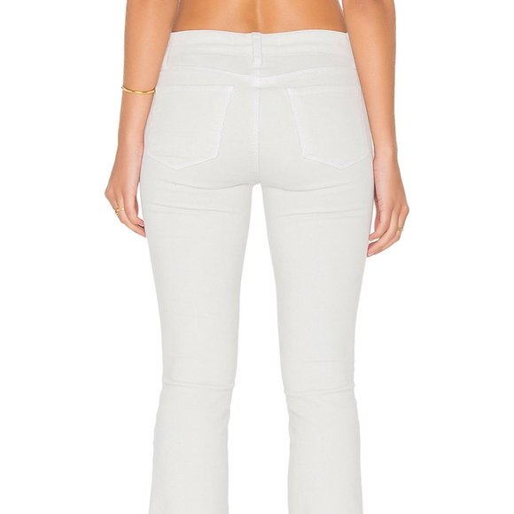 J Brand Selena Mid Rise Crop Flare Corduroy Pant - Picture 2 of 3